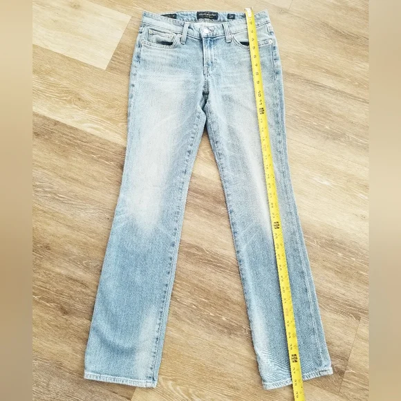 Lucky Brand Women's Straight Leg Denim Jean's Zip-up Candiani Fabric Ankle sz 25 - Picture 16 of 16